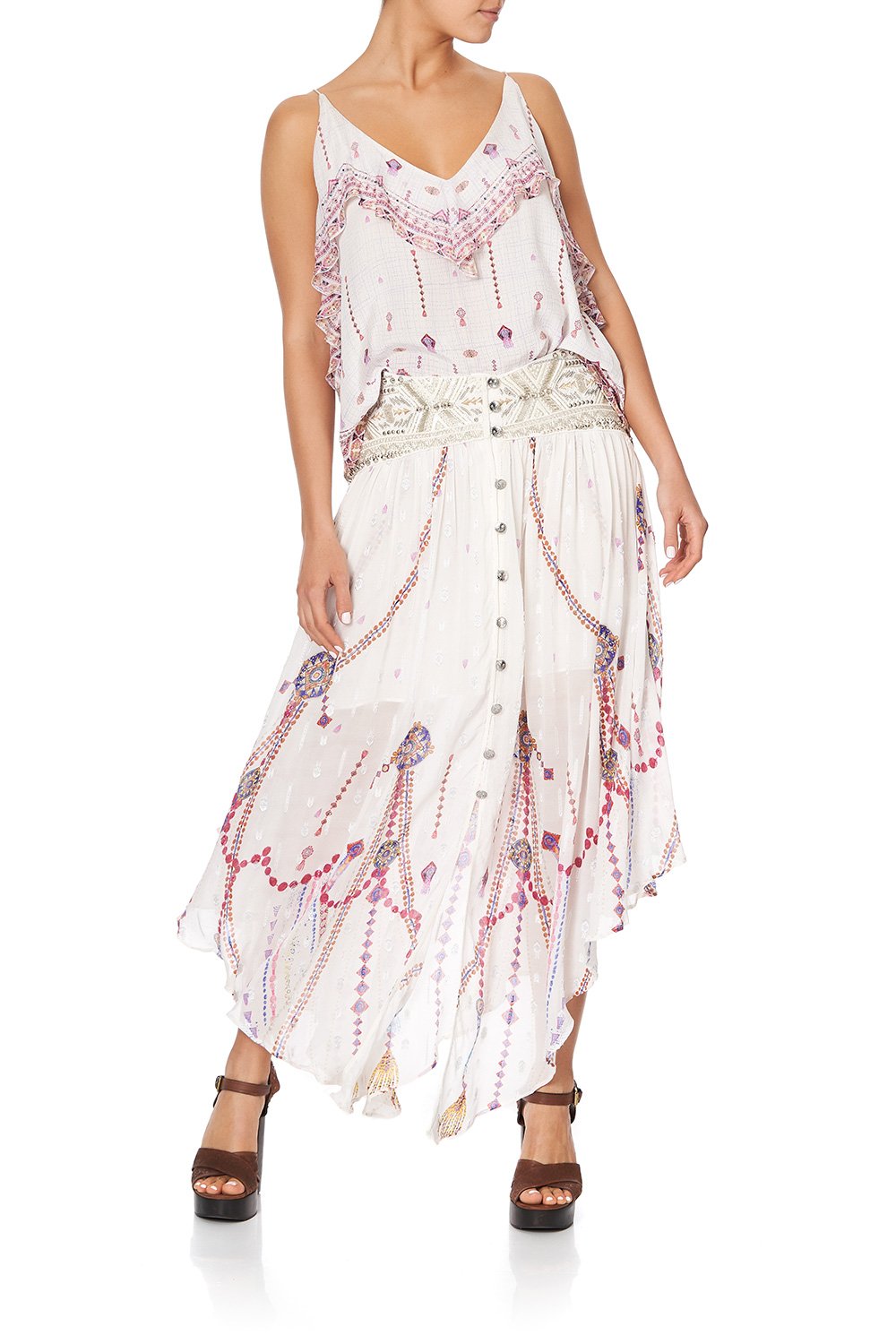 SHAPED WAIST SKIRT TANAMI ROAD