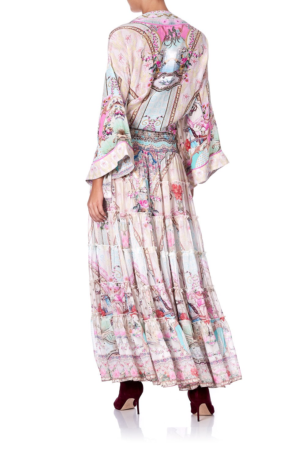 KIMONO WITH TIE BELT CAROUSEL MADEMOISELLE