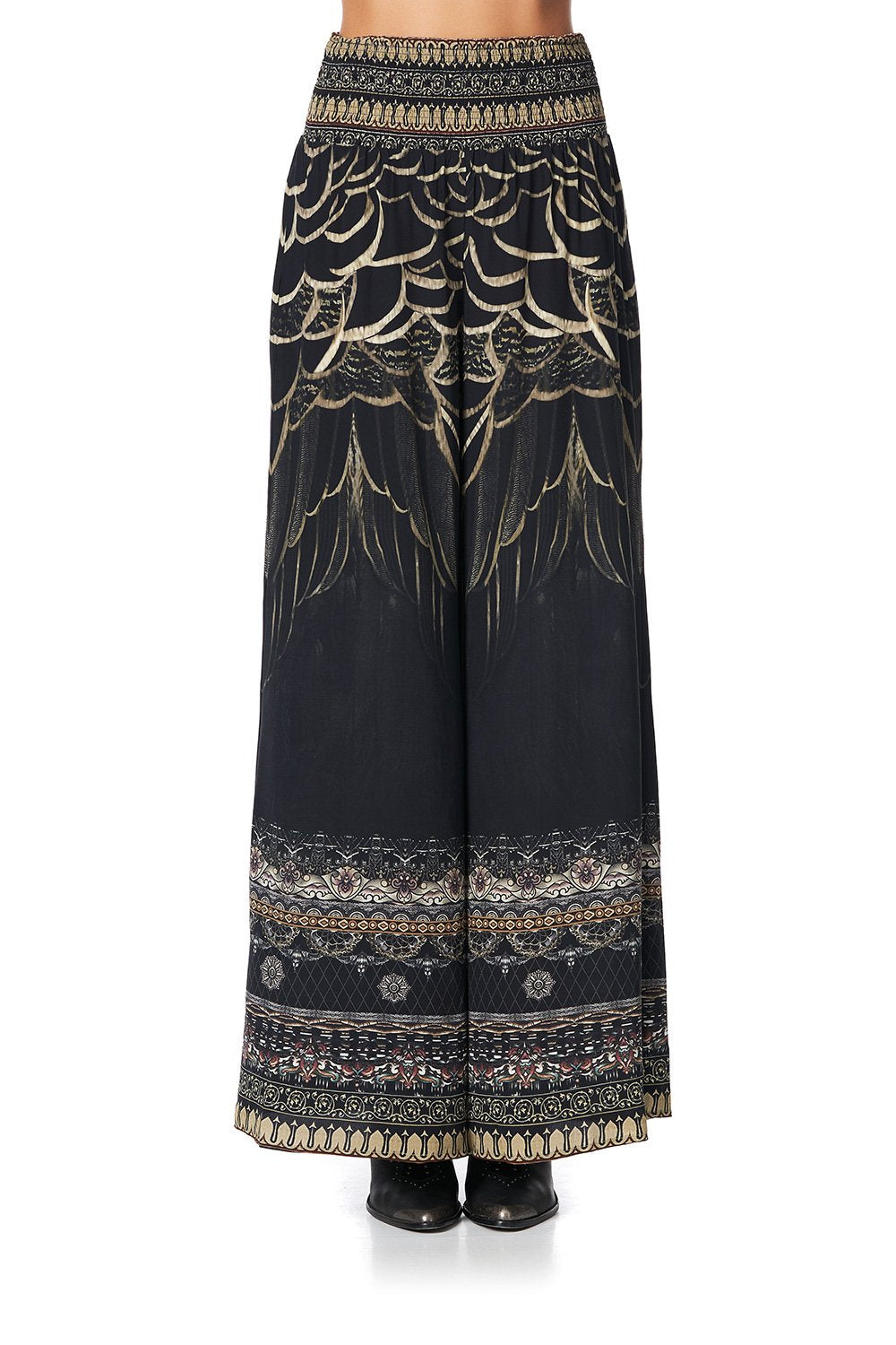 SHIRRED WAIST PANT UNDER A FULL MOON