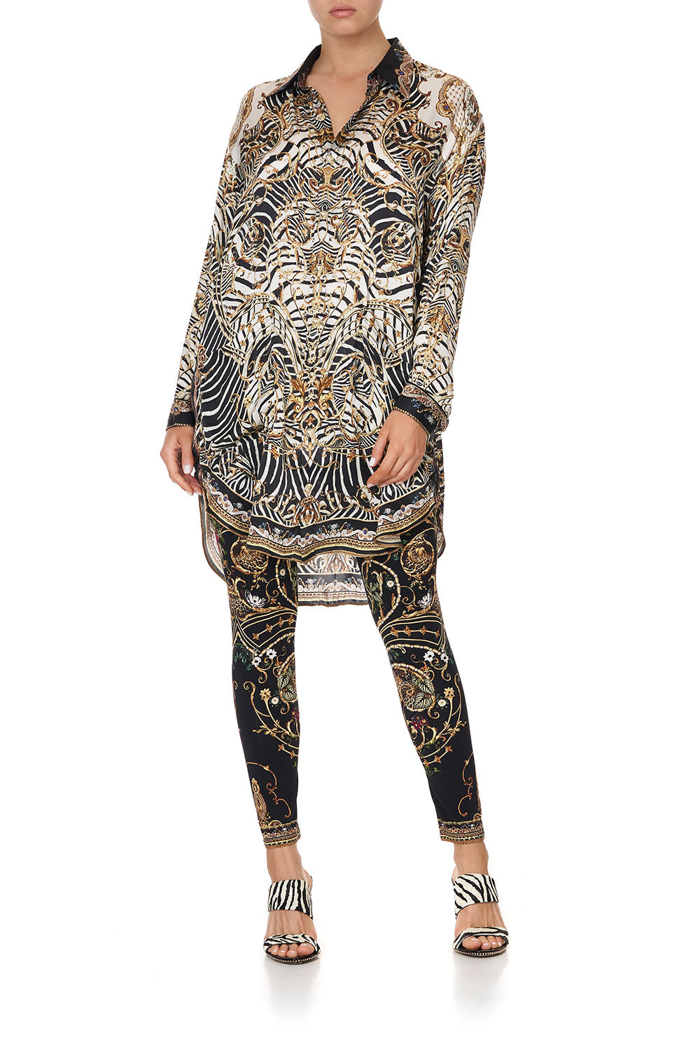 SHIRT TUNIC WITH POCKETS NIGHT WAITING FOR DAY