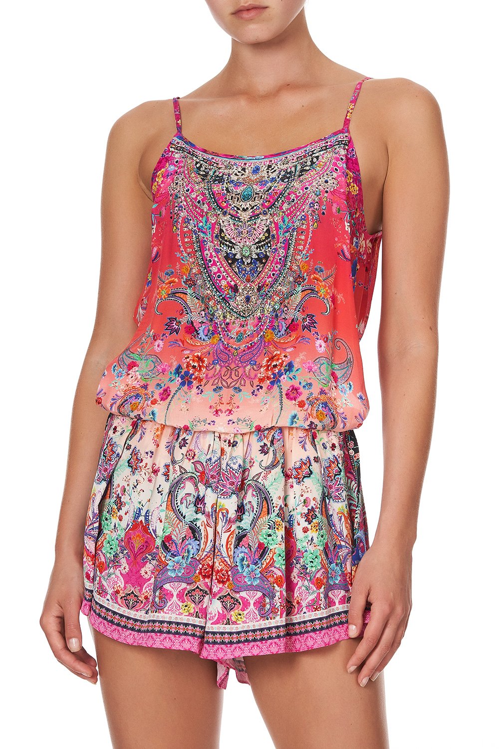 SHOESTRING STRAP PLAYSUIT FREE LOVE