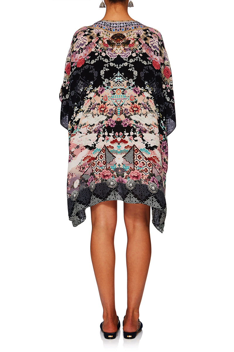 NIGHTS WITH HER SHORT LACE UP KAFTAN