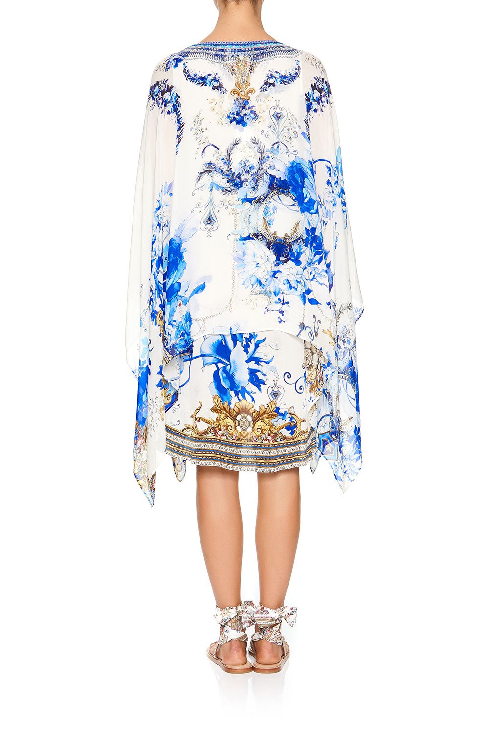 SHEER LAYERED DRESS WITH SPLIT SAINT GERMAINE