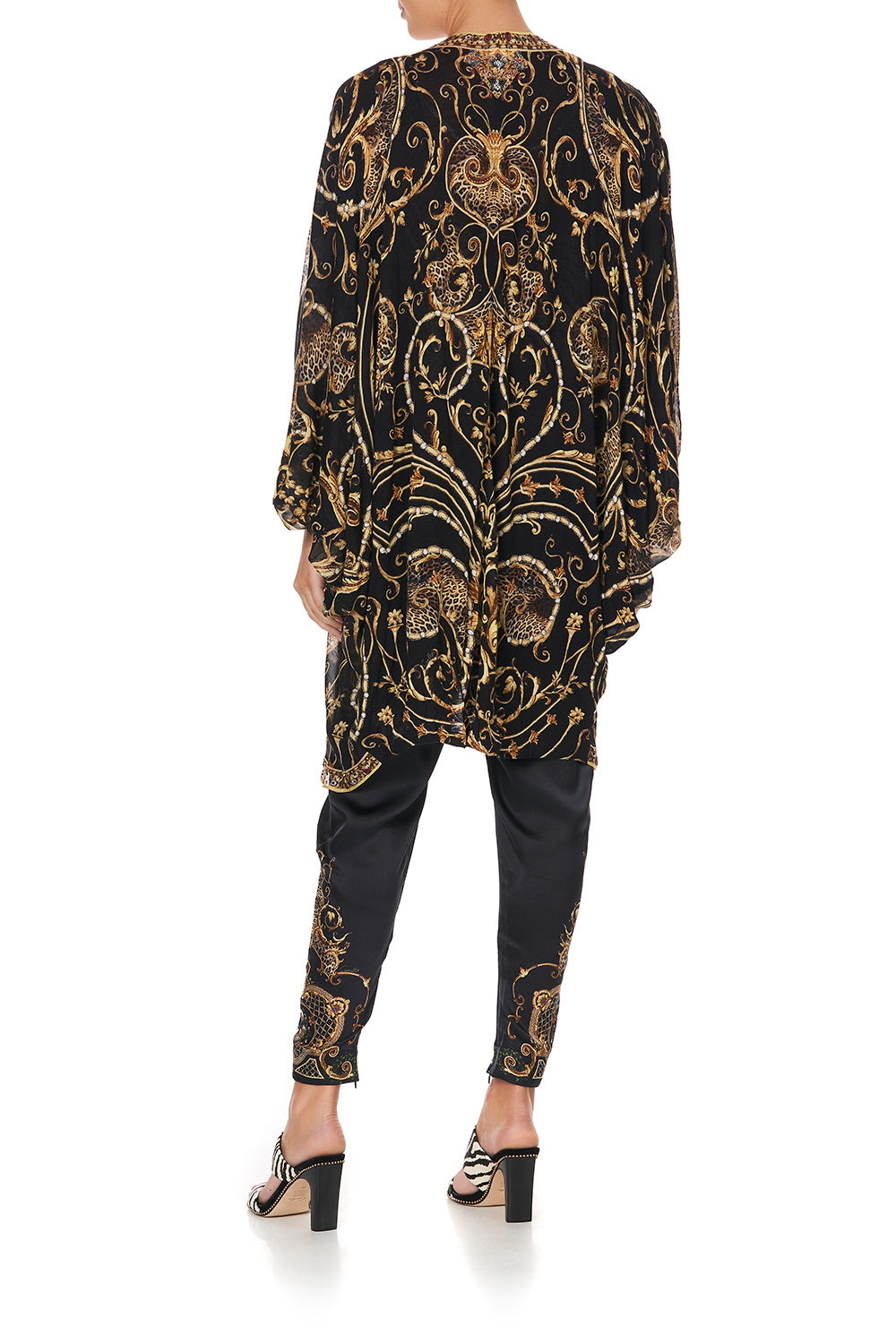 SHORT GATHERED LAYER WITH DRAPED SHOULDER STUDIO 54