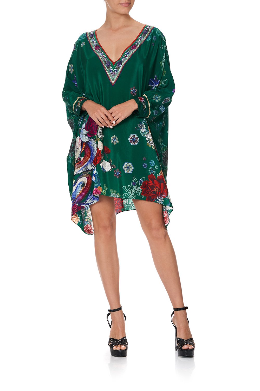 SHORT KAFTAN WITH CUFF EMERALD'S ORBIT