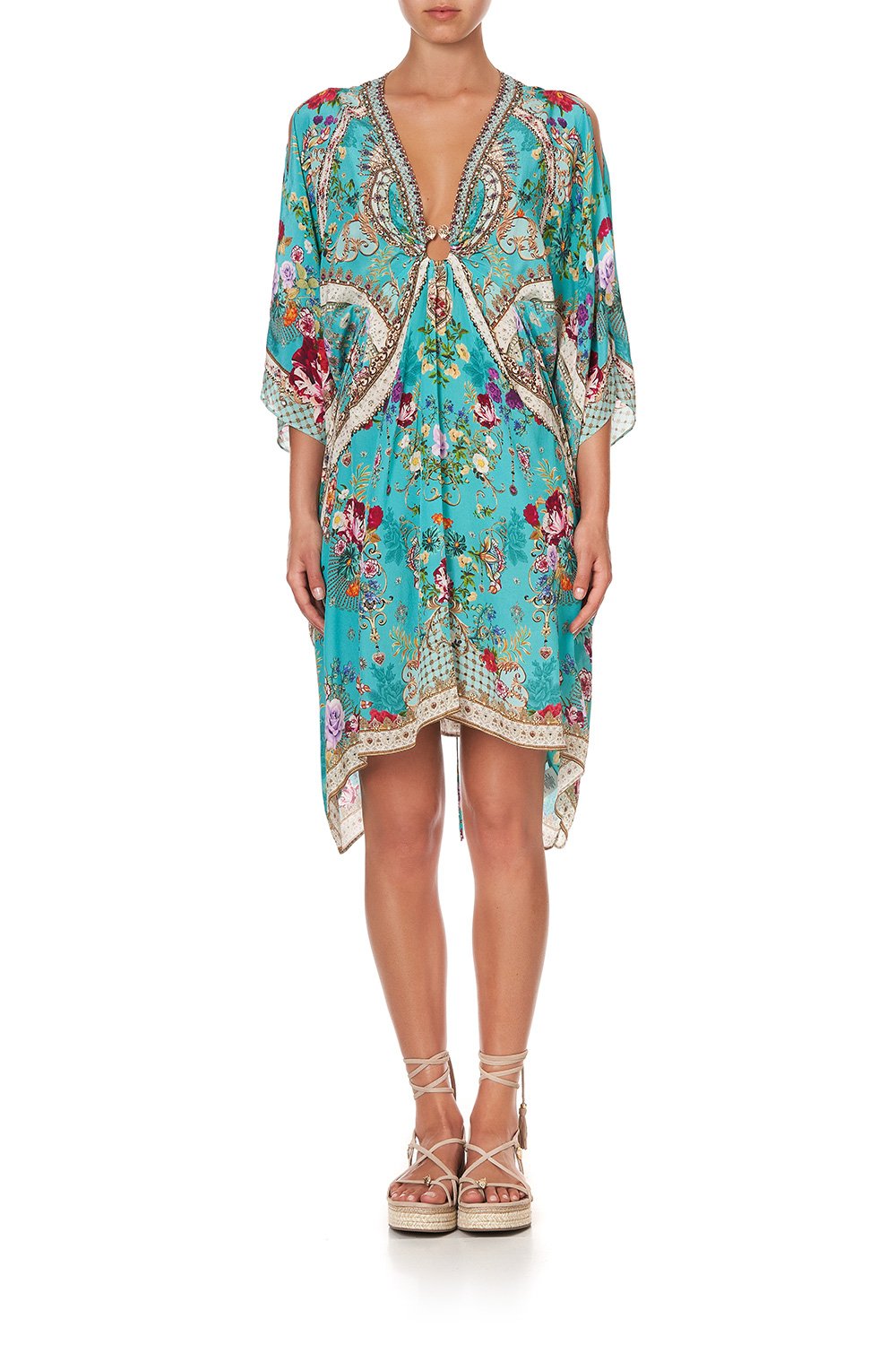 SHORT KAFTAN WITH HARDWARE A SONNET FOR SATINE