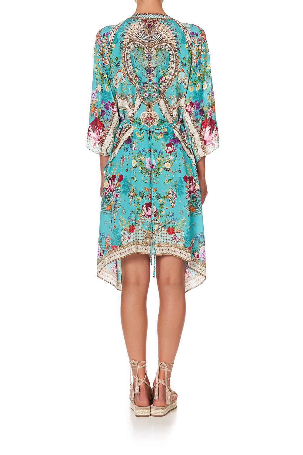 SHORT KAFTAN WITH HARDWARE A SONNET FOR SATINE