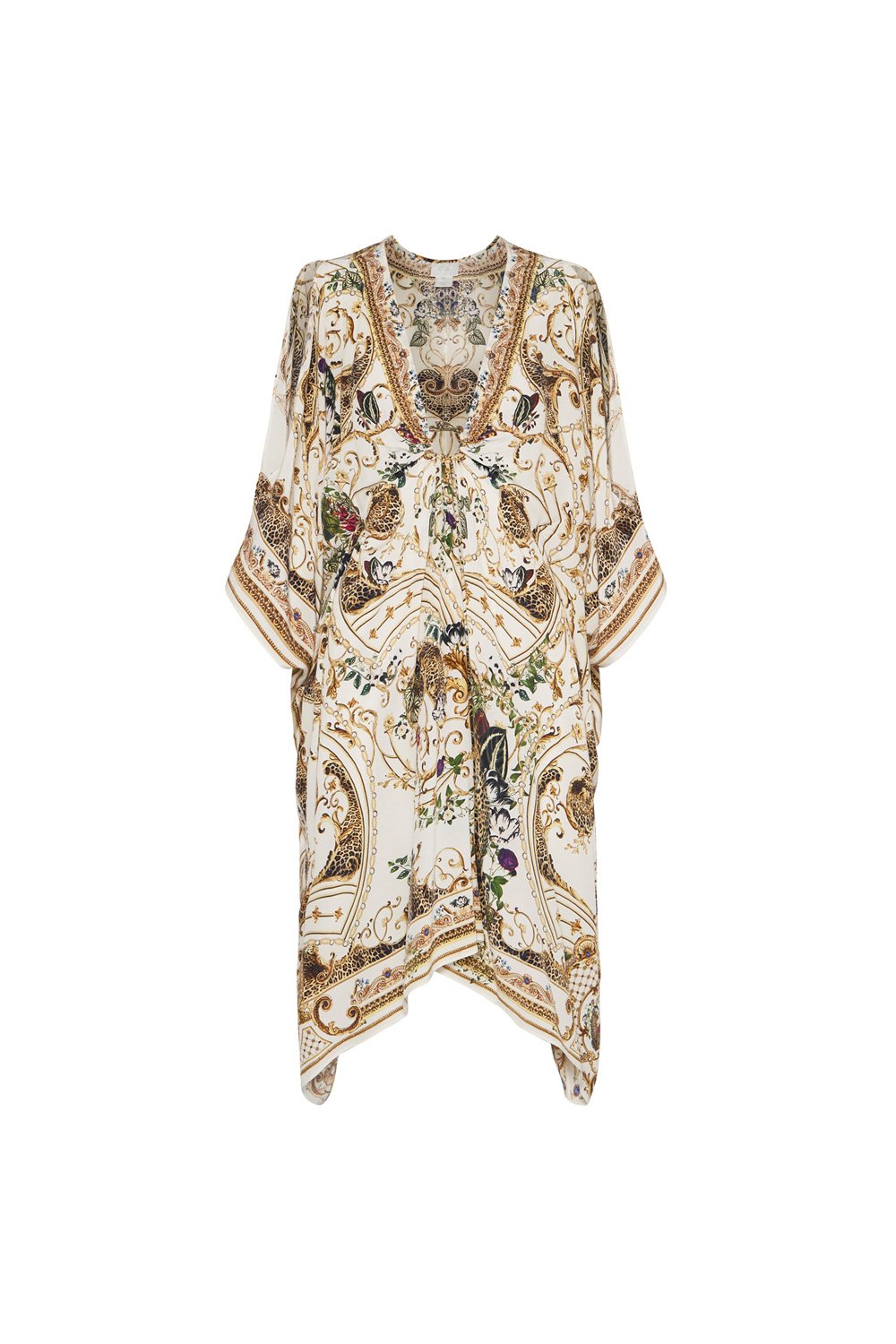 SHORT KAFTAN WITH HARDWARE NIGHT WAITING FOR DAY