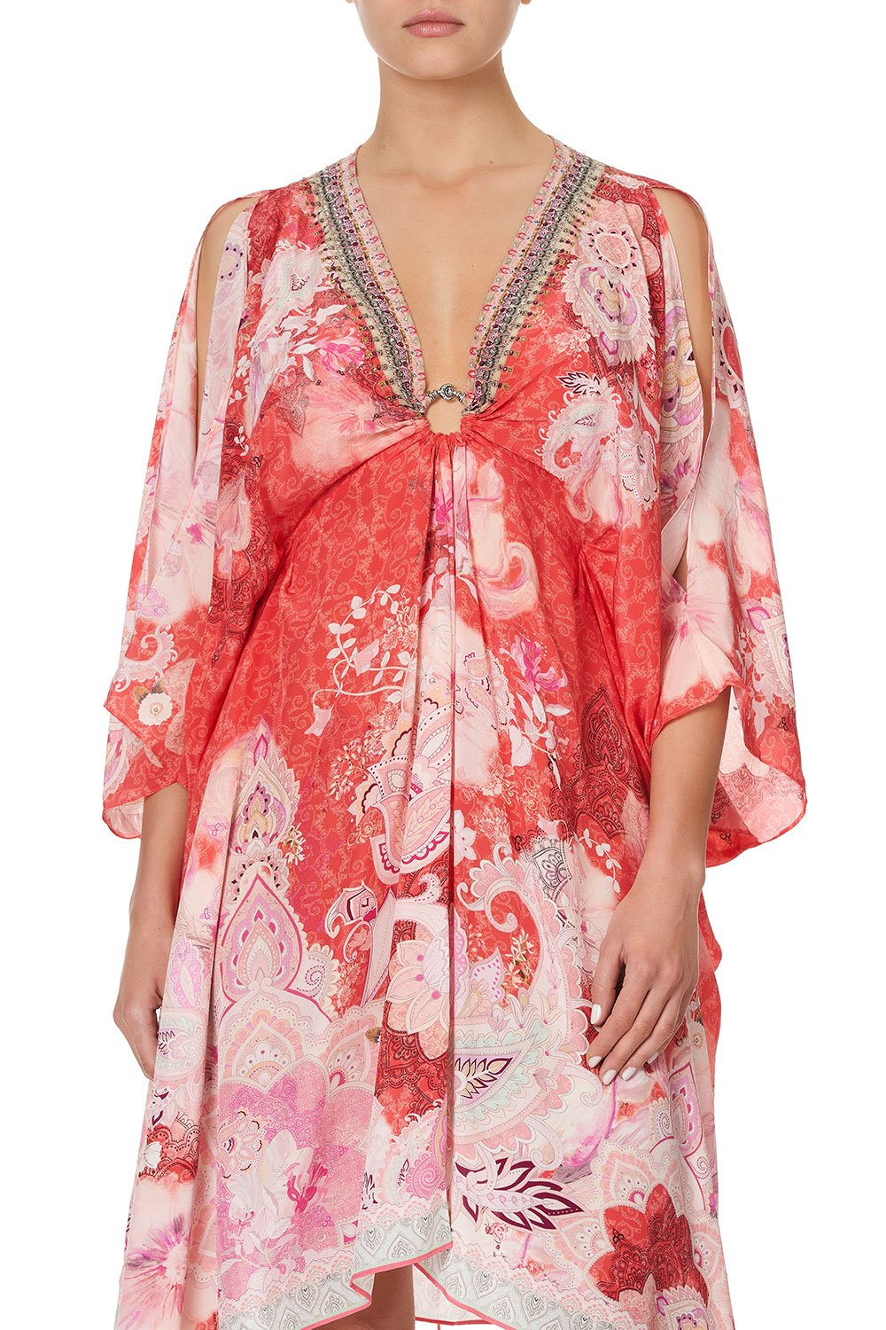 SHORT KAFTAN WITH HARDWARE PALACE MUSE
