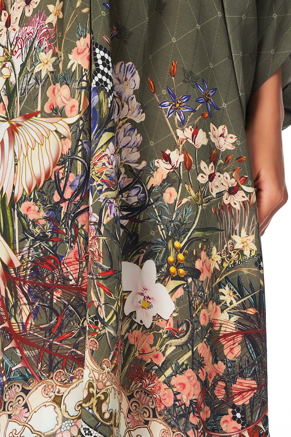 SHORT KAFTAN WITH HARDWARE WATCHFUL WINGS