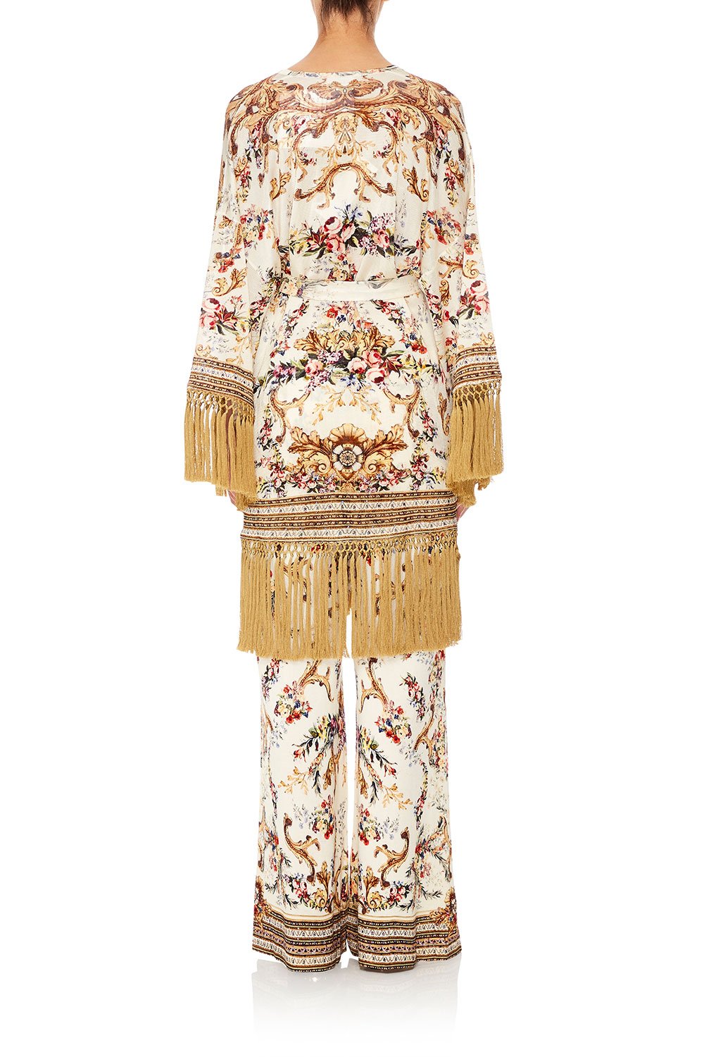 CAMILLA SHORT TASSEL WRAP OLYMPE ODE