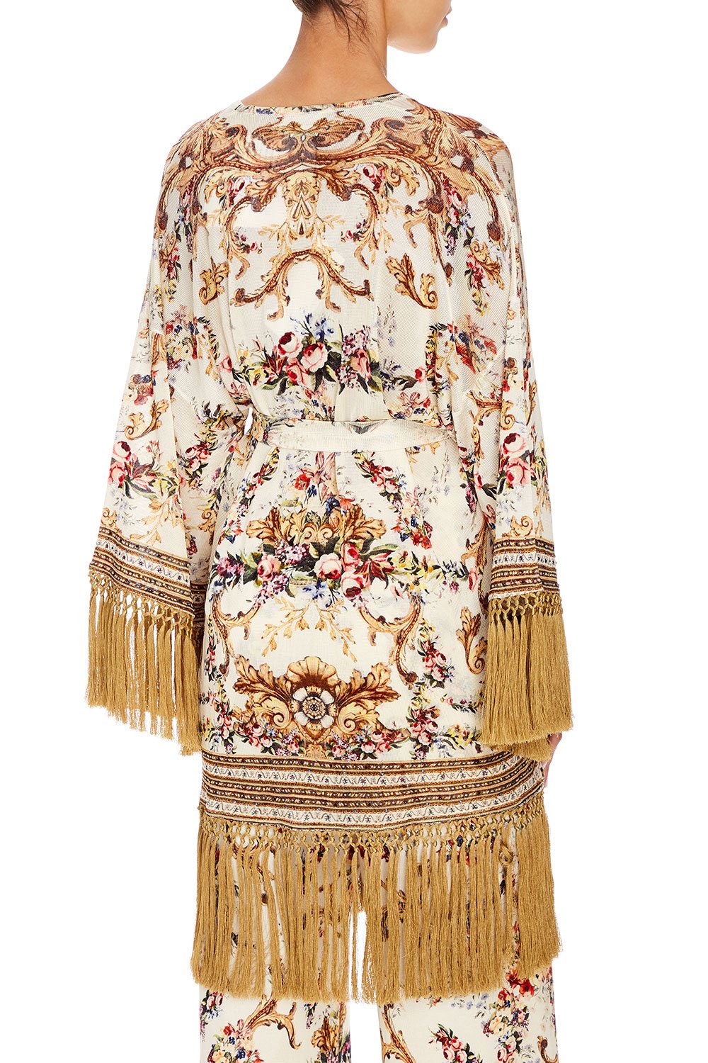 CAMILLA SHORT TASSEL WRAP OLYMPE ODE