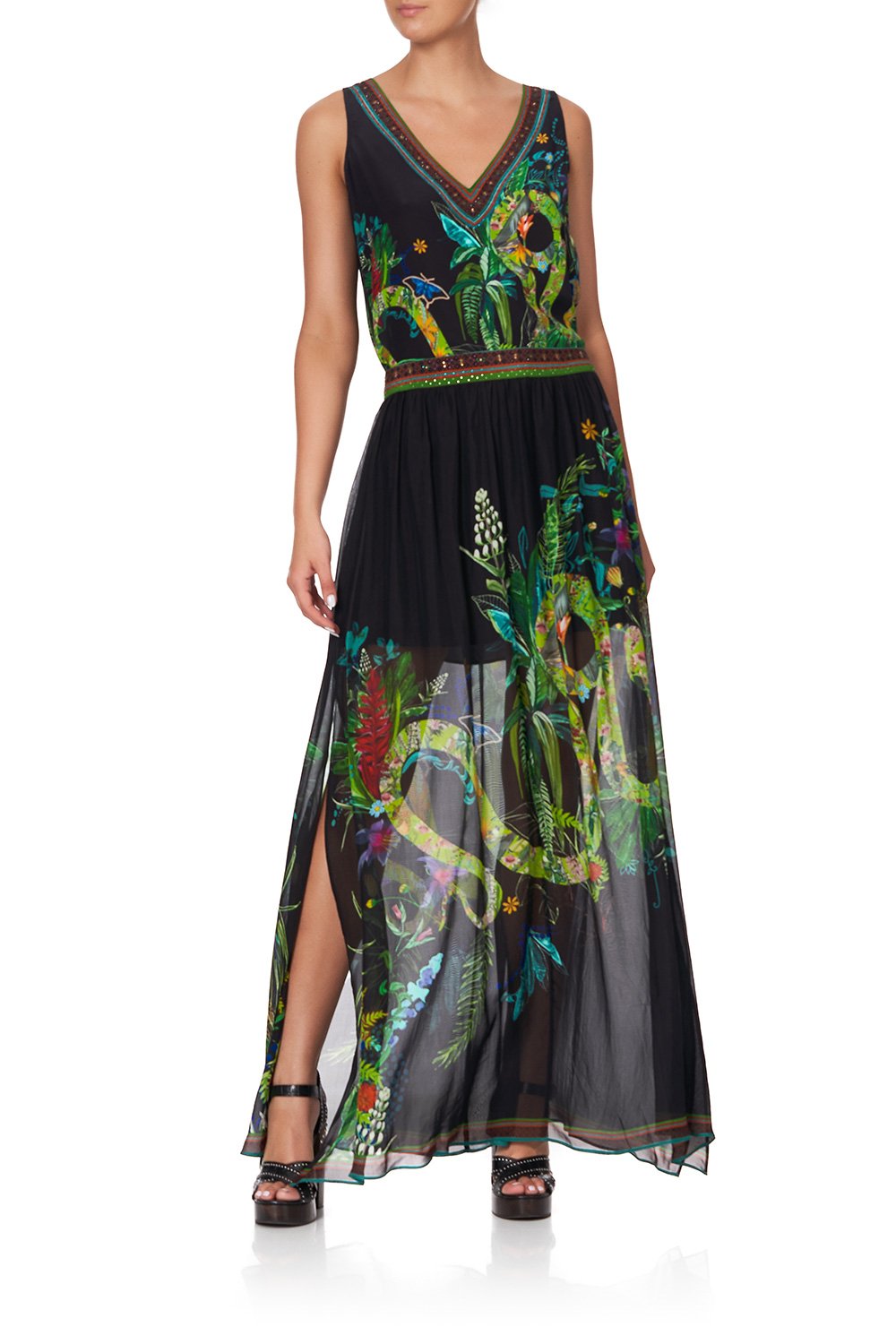 SIDE SPLIT OVERLAY SKIRT RIVER CRUISE