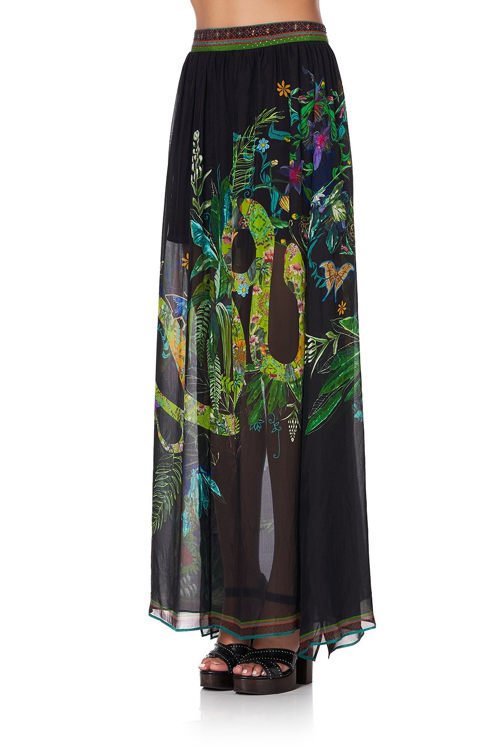 SIDE SPLIT OVERLAY SKIRT RIVER CRUISE