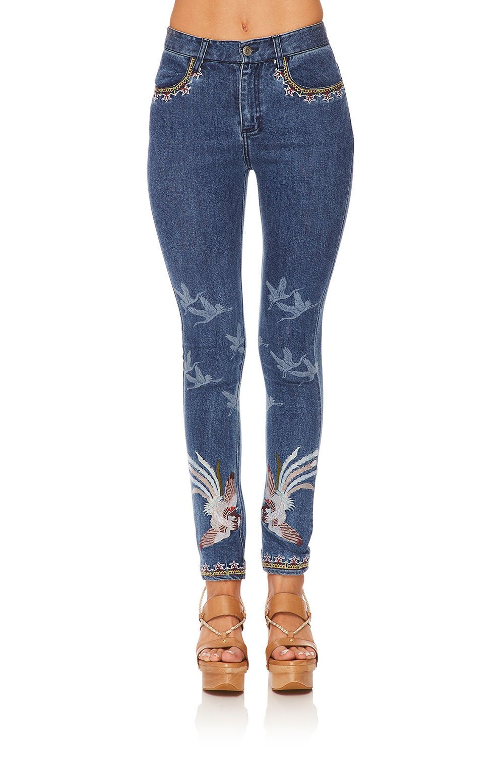 CAMILLA FOR THE FANS SKINNY LEG JEAN