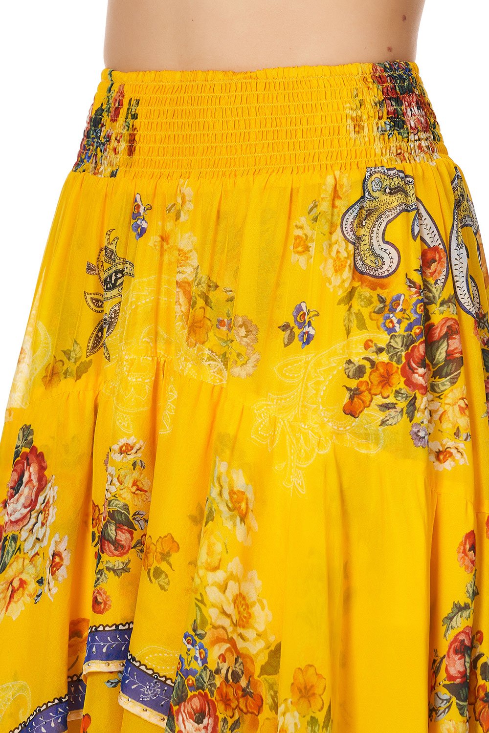 SKIRT WITH DOUBLE LAYER HEM OWN MUSE