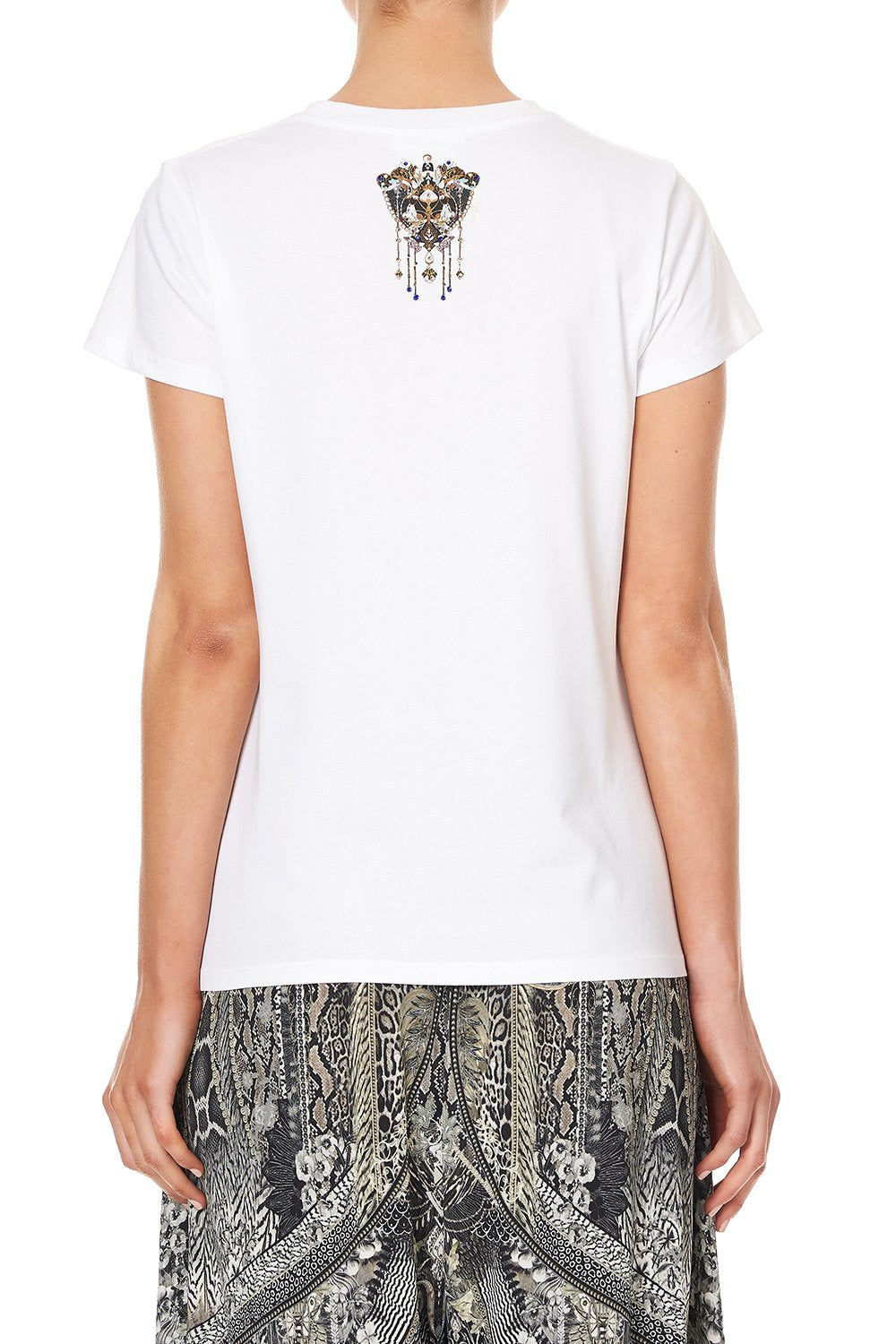 SLIM FIT ROUND NECK T-SHIRT ONE TRIBE