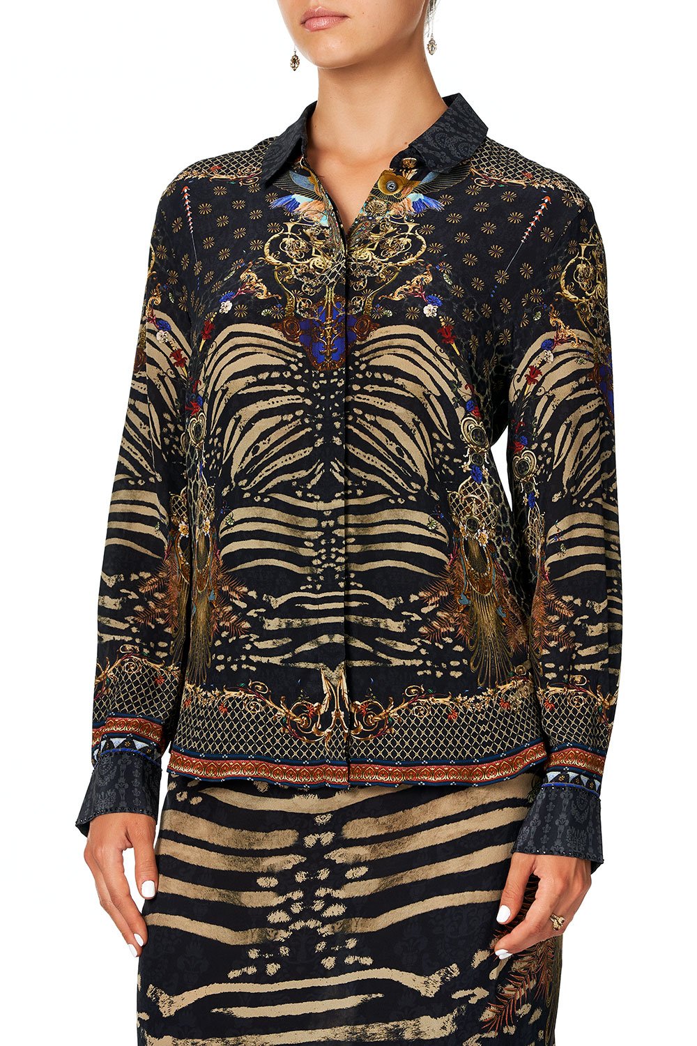CAMILLA SLIM FIT LONG SLEEVE SHIRT THE NIGHT WE MET