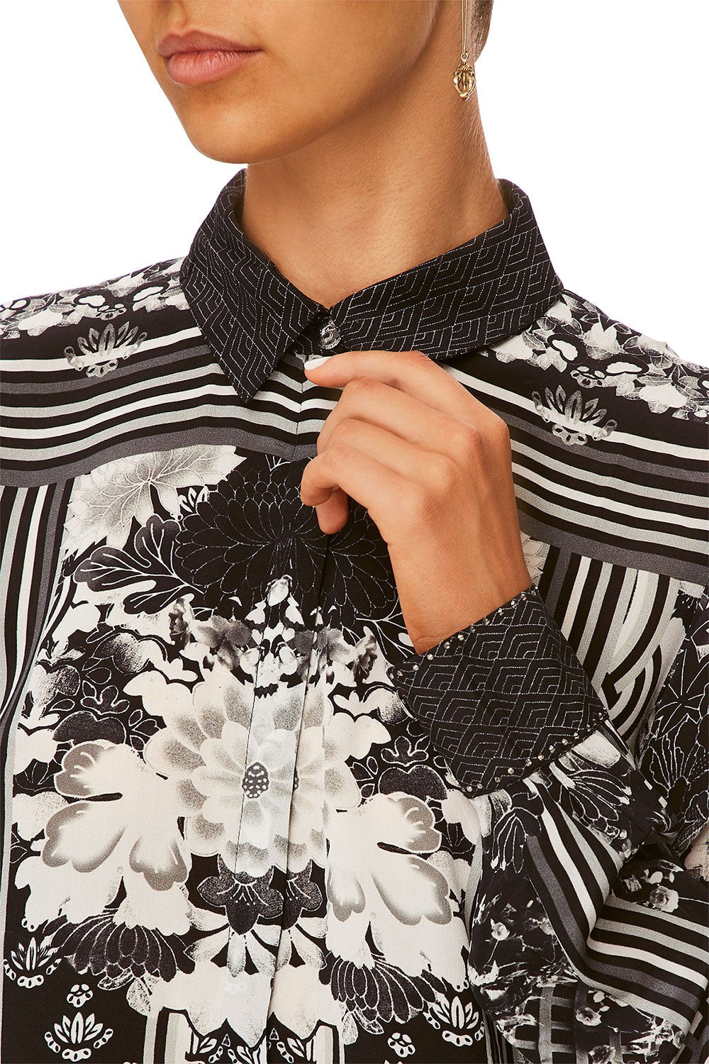 CAMILLA WILD MOONCHILD SLIM FIT LONG SLEEVE SHIRT