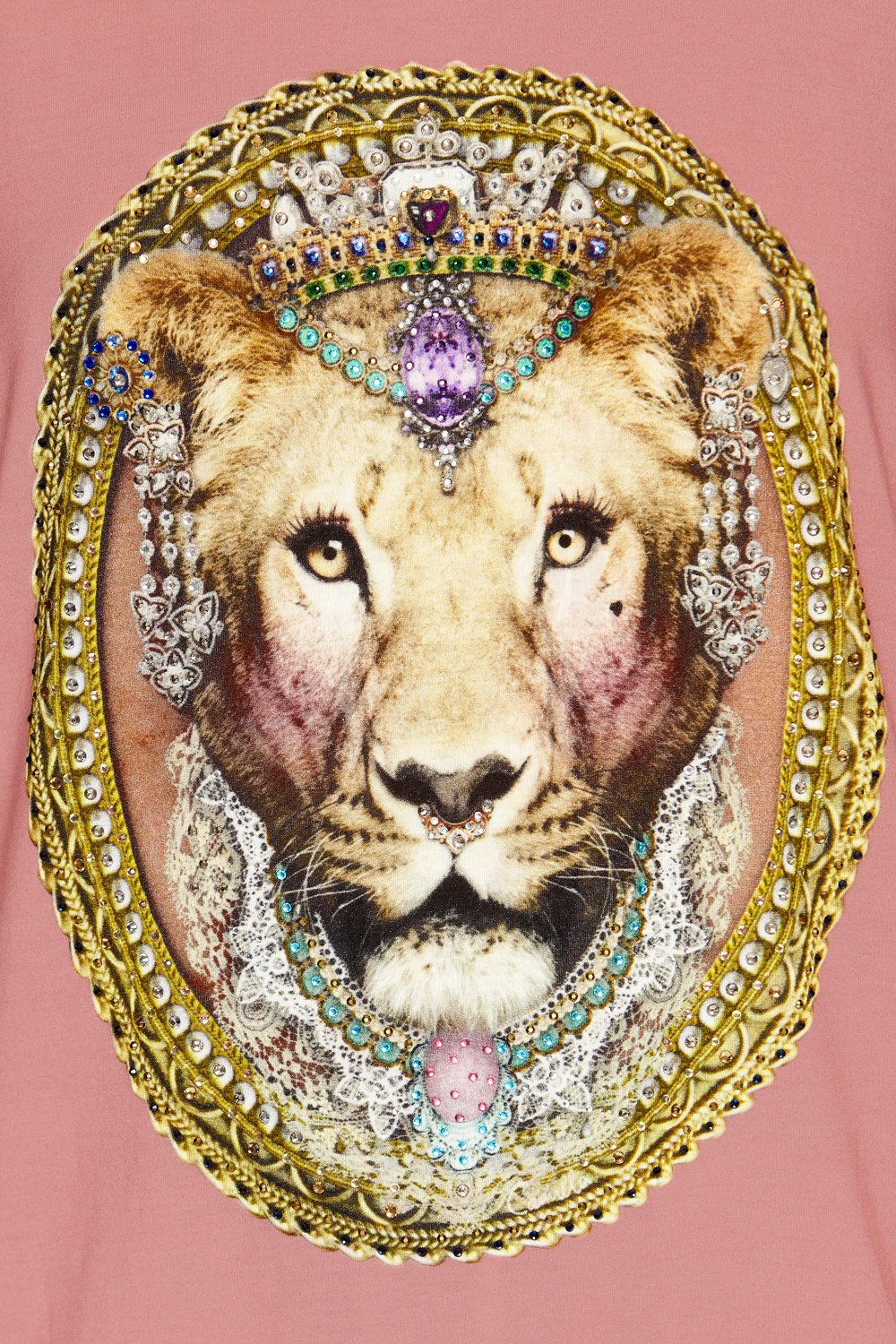 SLIM FIT ROUND NECK T-SHIRT BLANCHES BLESSING