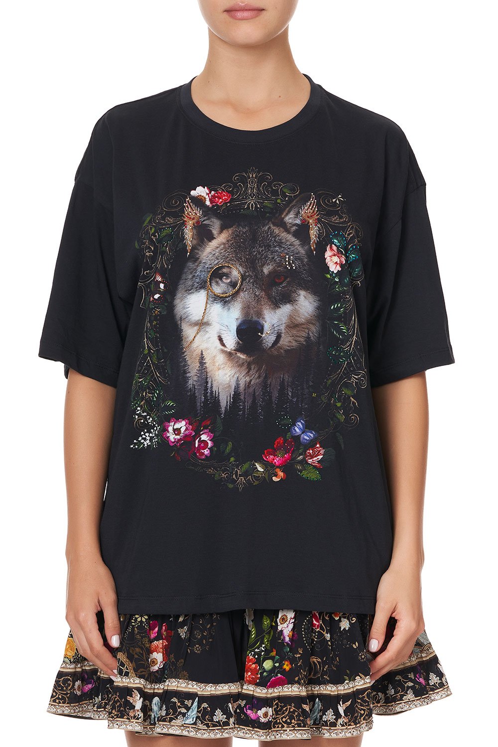 OVERSIZED BAND TEE MIRROR MIRROR