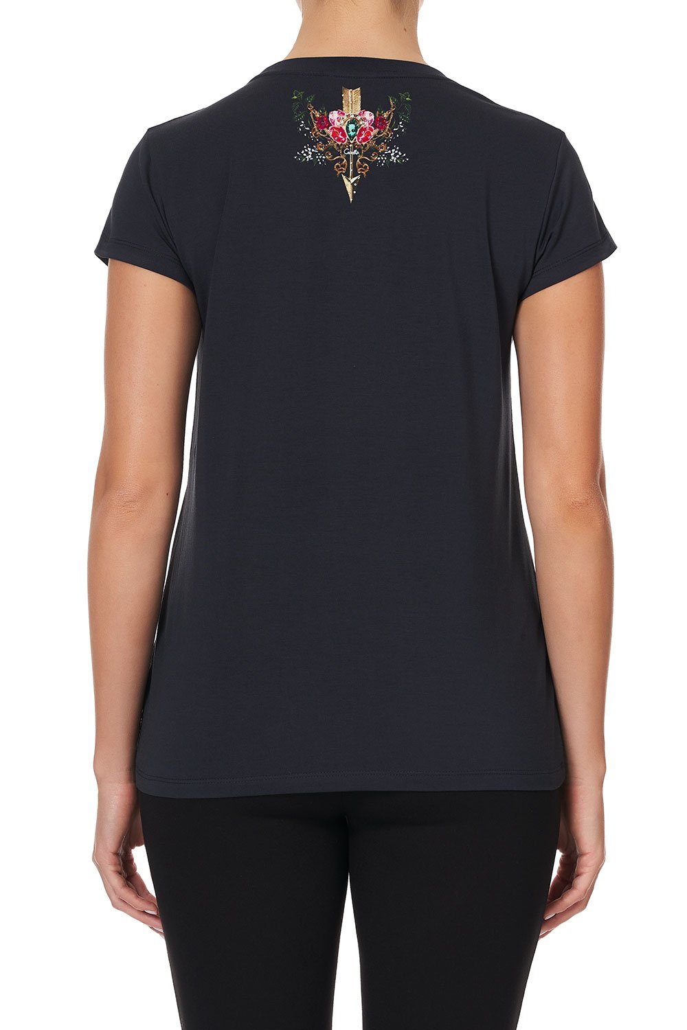 SLIM FIT ROUND NECK TSHIRT MIRROR MIRROR