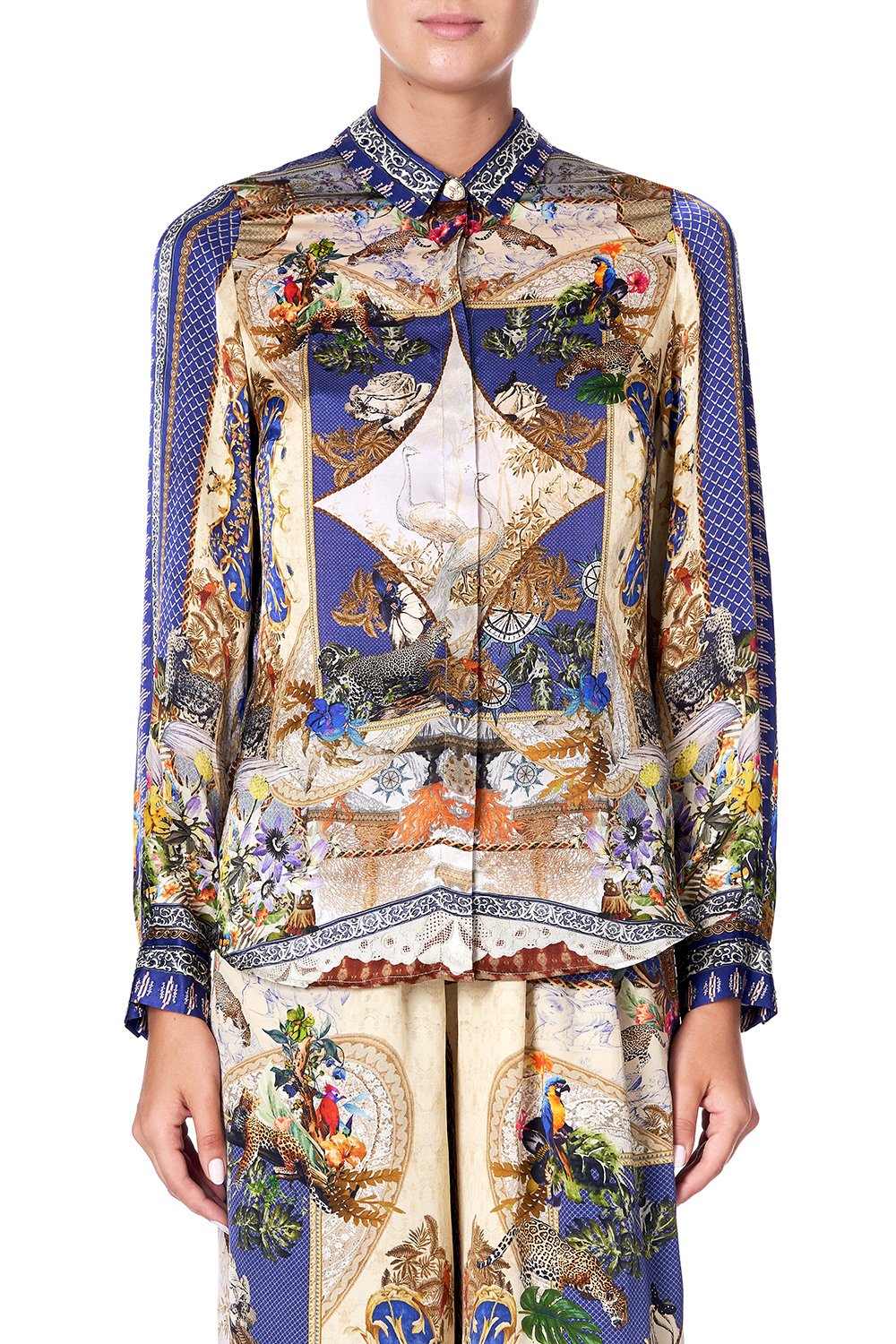 SLIM FIT LONG SLEEVE SHIRT MUSE NOVELS