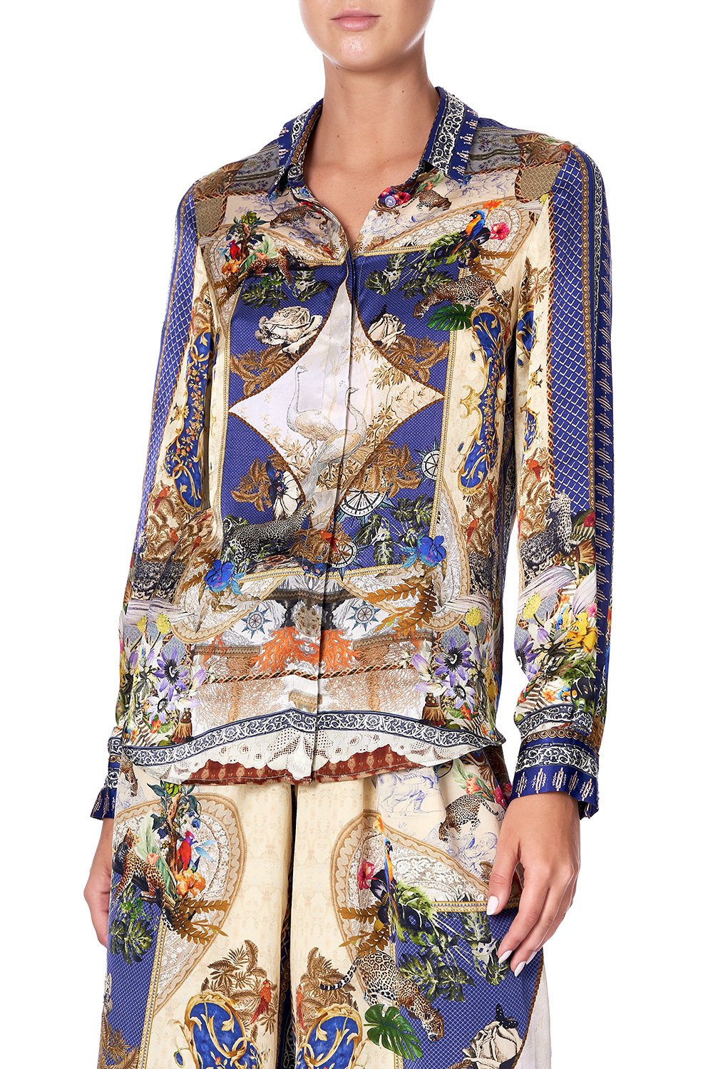 SLIM FIT LONG SLEEVE SHIRT MUSE NOVELS