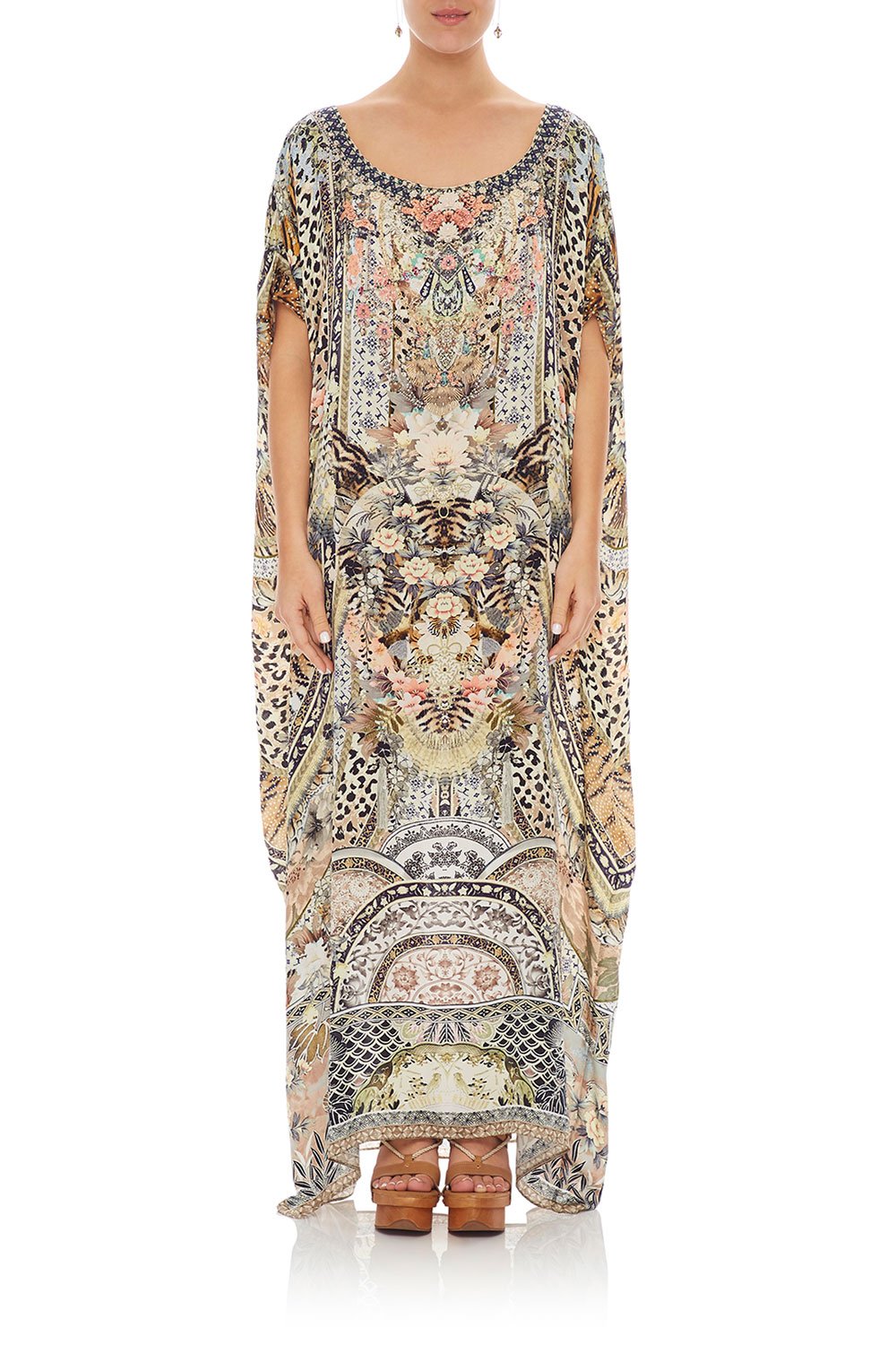 CAMILLA SLIM ROUND NECK KAFTAN MOTO MAIKO