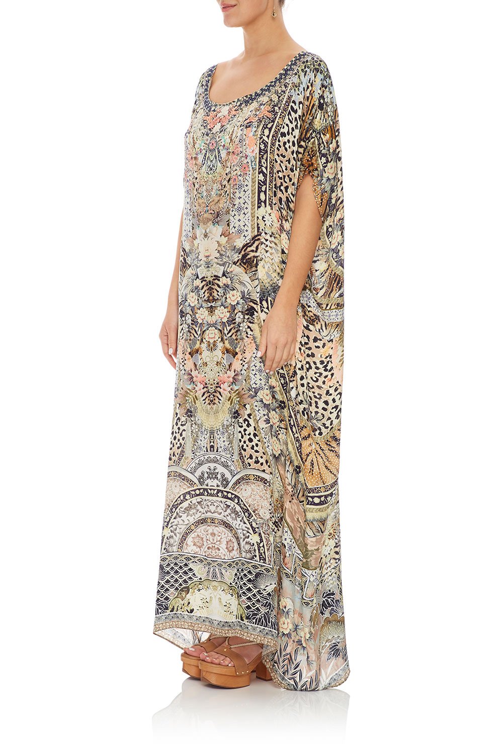 CAMILLA SLIM ROUND NECK KAFTAN MOTO MAIKO