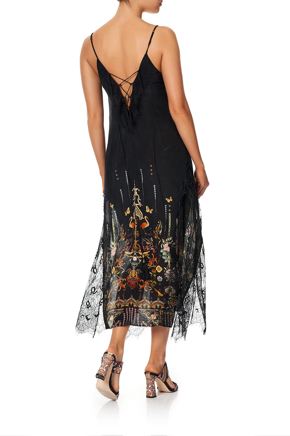 MIDI LACE SLIP REBELLE REBELLE