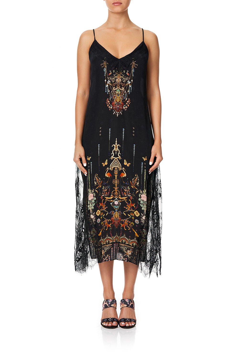 MIDI LACE SLIP REBELLE REBELLE