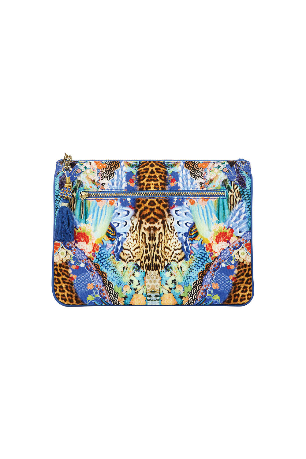 CAMILLA PACE COWGIRL SMALL CANVAS CLUTCH