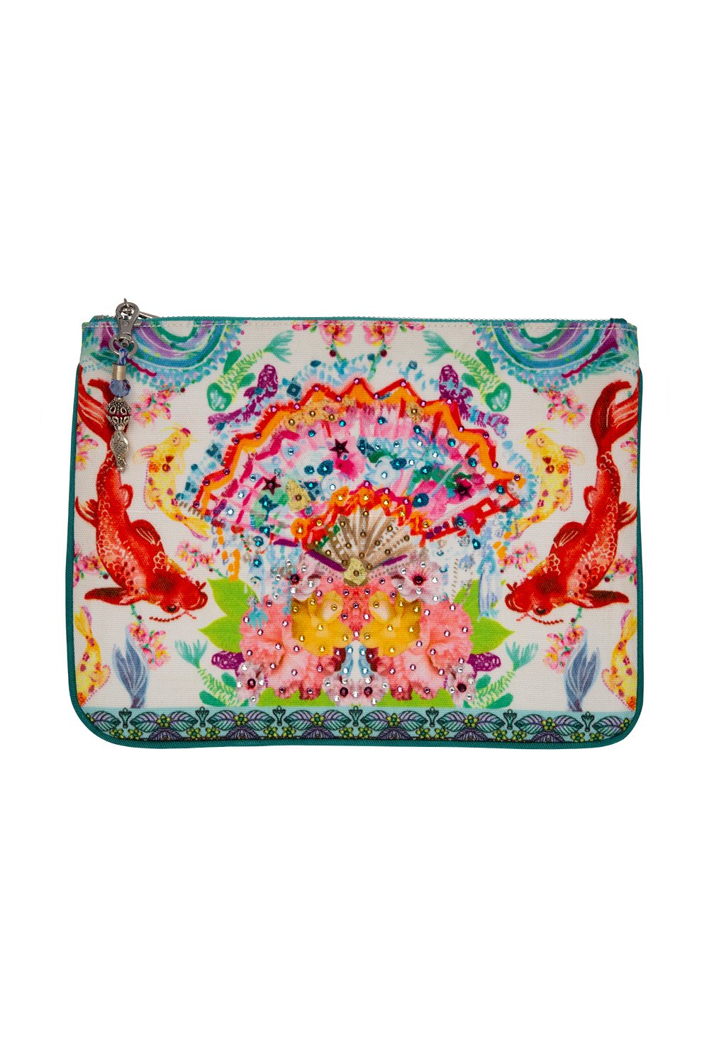 CAMILLA DRAGON DIVINITY SMALL CANVAS CLUTCH