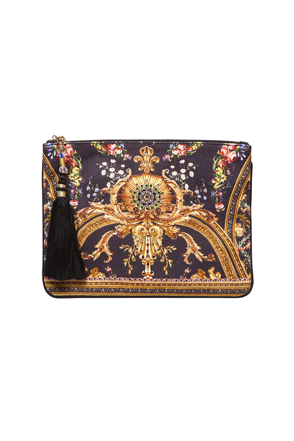 CAMILLA SMALL CANVAS CLUTCH FRIEND IN FLORA