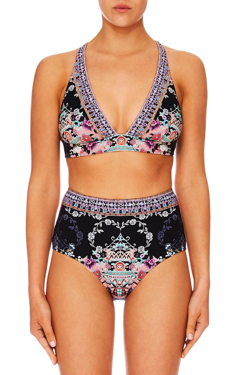 SOFT C/D BRA WITH BACK CLIP RAISED WITH WOLVES