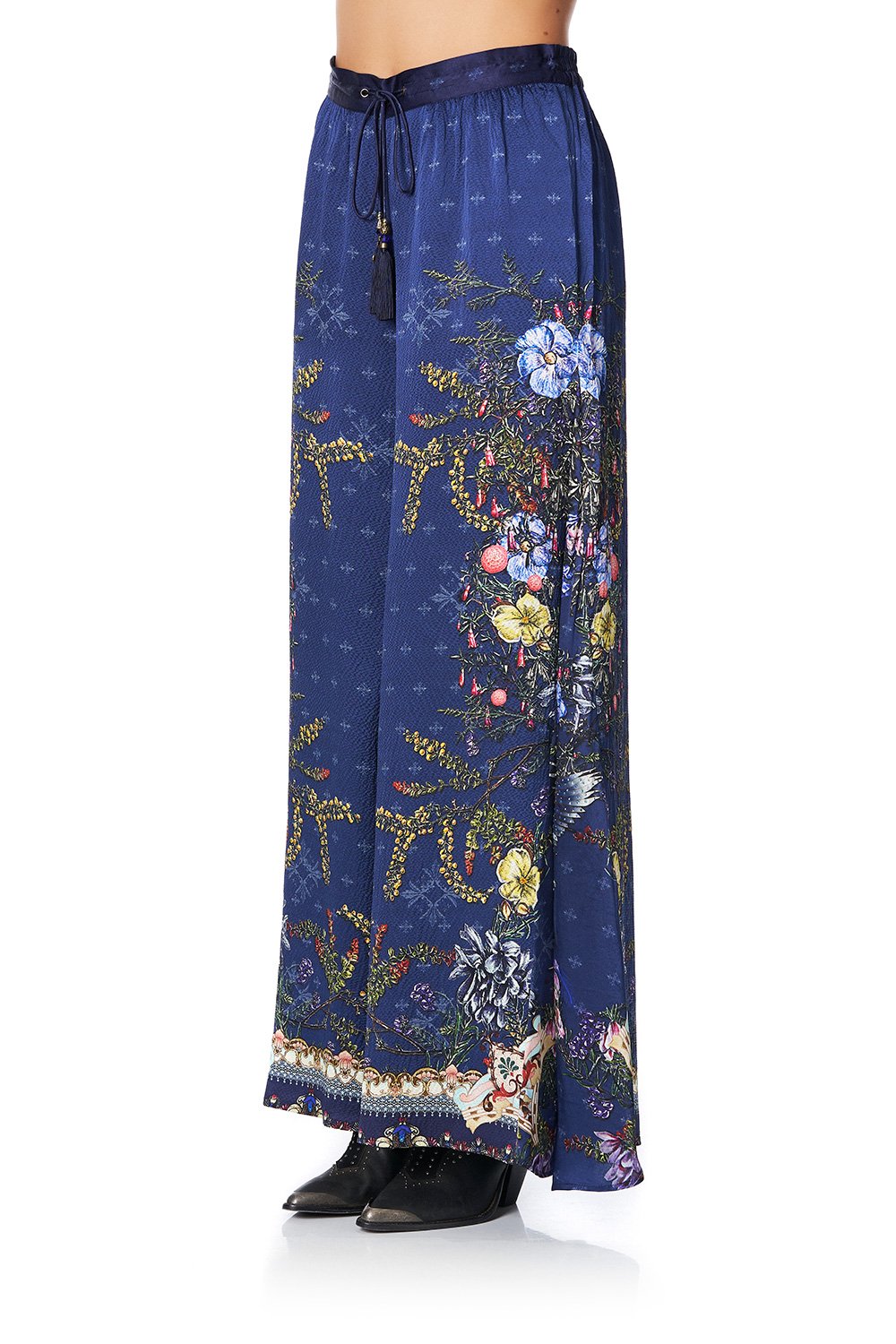 SOFT PANT WITH GODETS SOUTHERN TWILIGHT