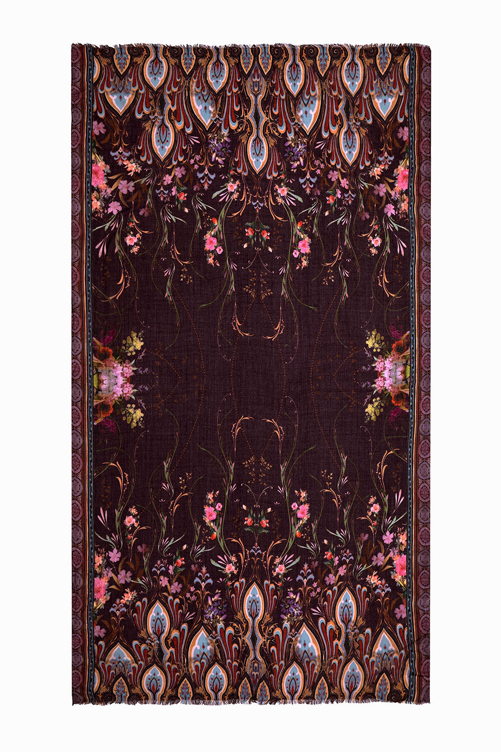 CAMILLA SOFT PRINTED SCARF WILD FLOWER