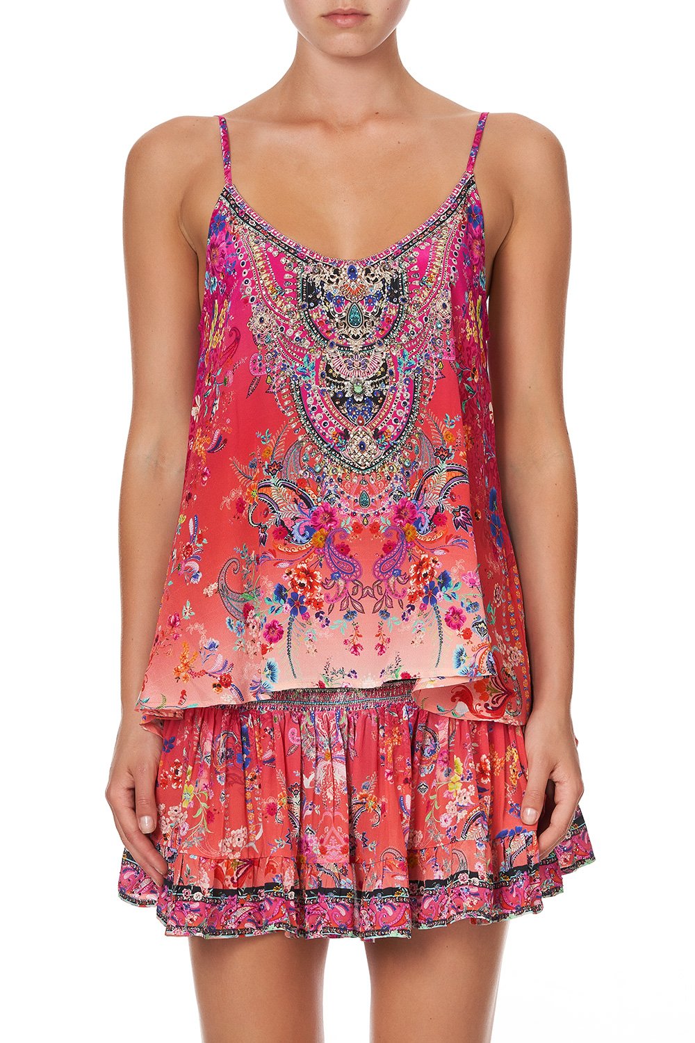 SPLIT BACK CAMI FREE LOVE