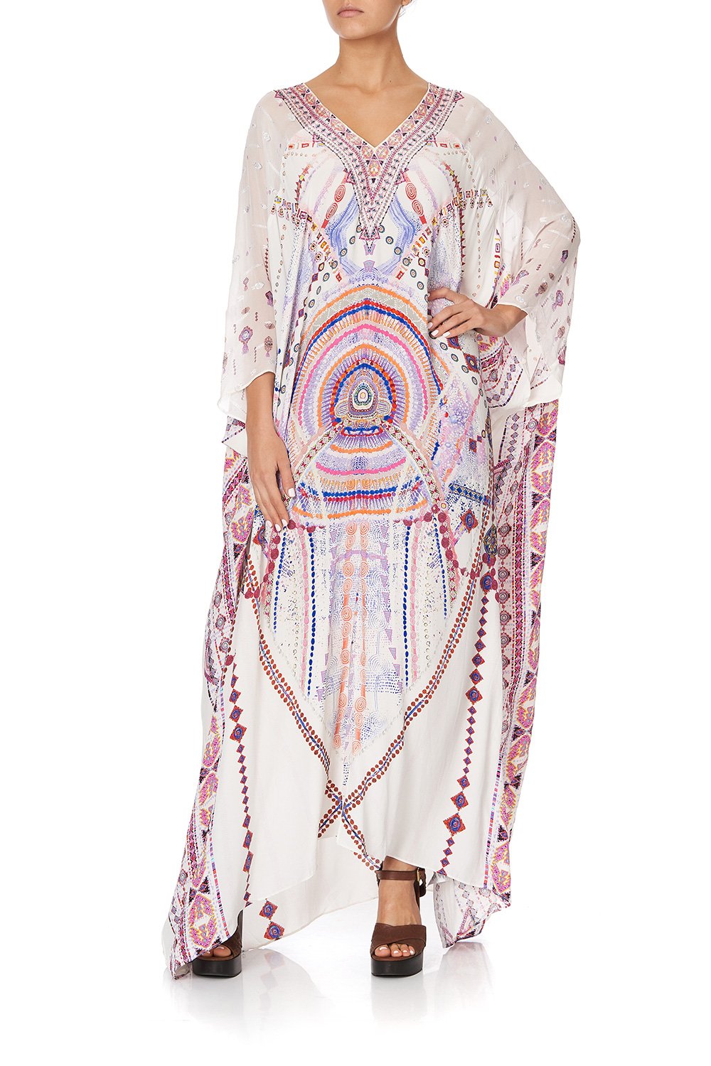 SPLIT FRONT KAFTAN WITH SEAMS TANAMI ROAD