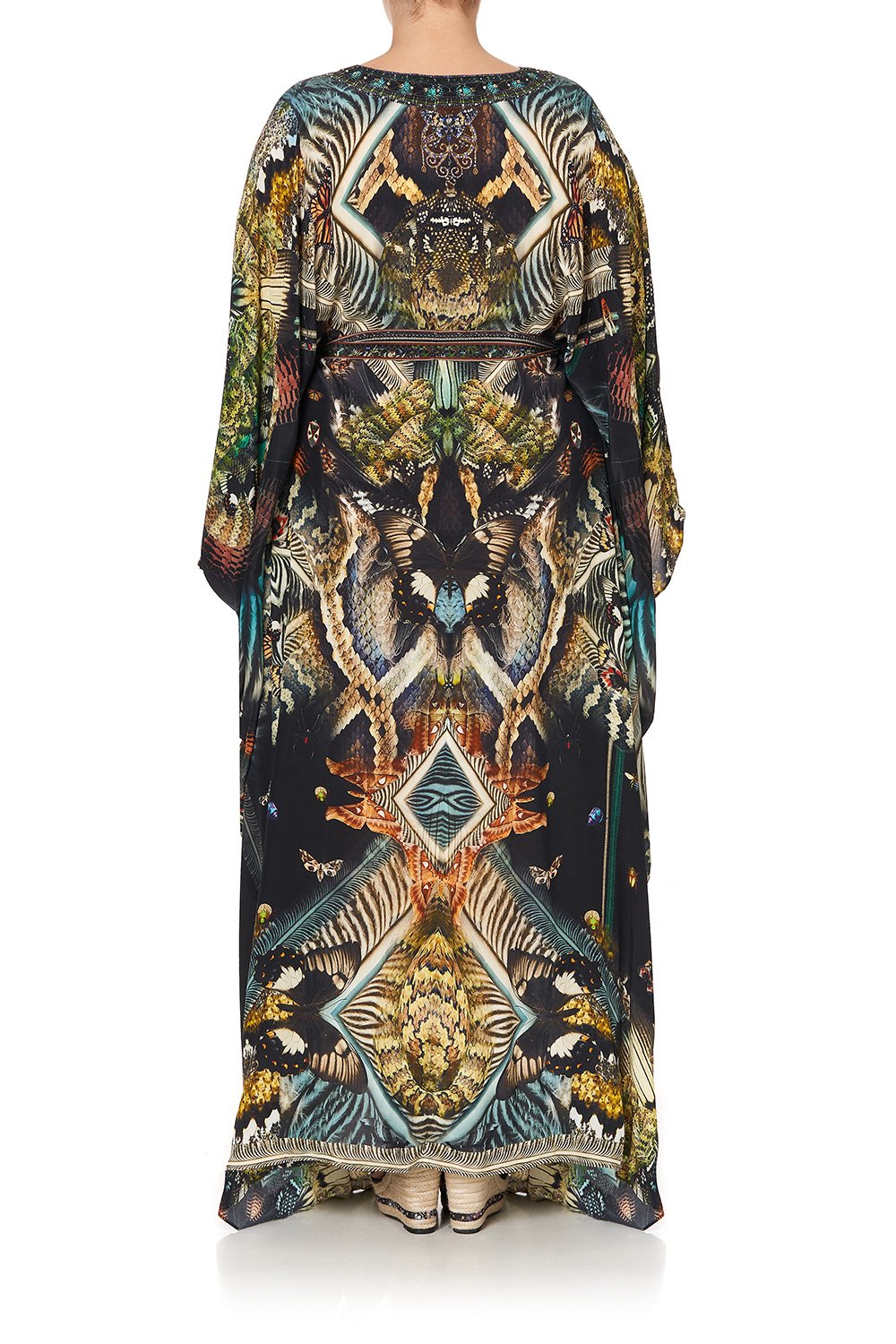 SPLIT HEM LACE UP KAFTAN MATERNAL INSTINCT