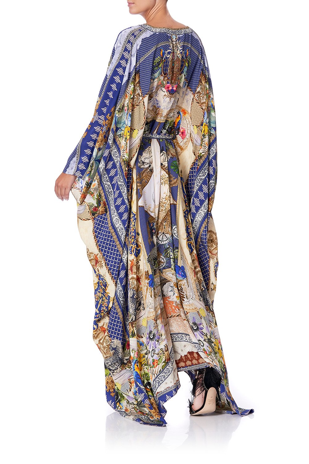 SPLIT HEM LACE UP KAFTAN MUSE NOVELS