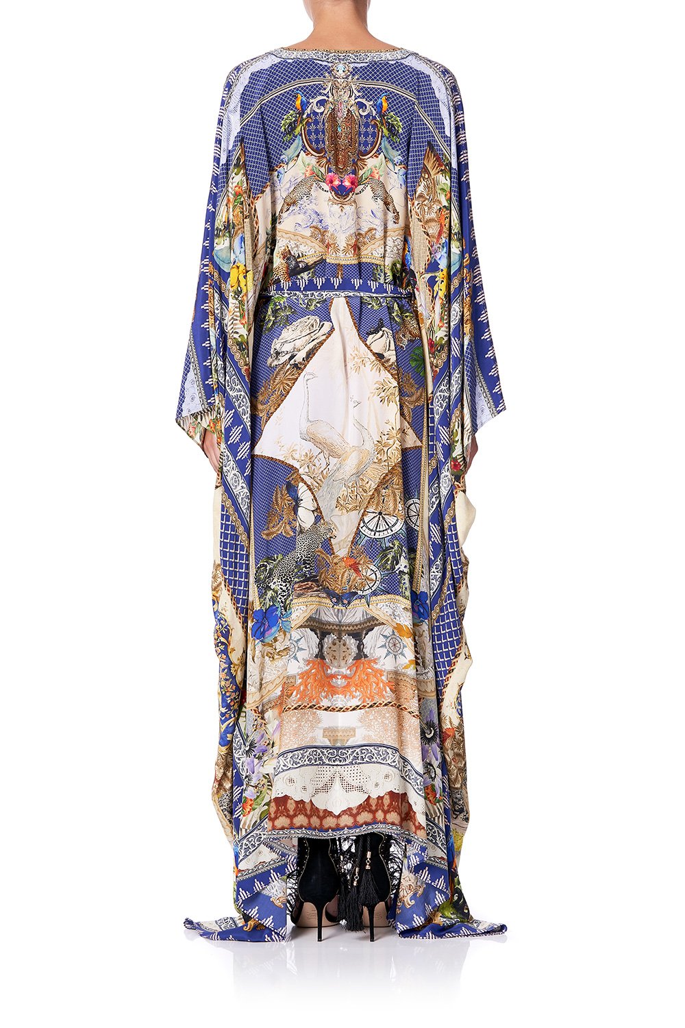 SPLIT HEM LACE UP KAFTAN MUSE NOVELS