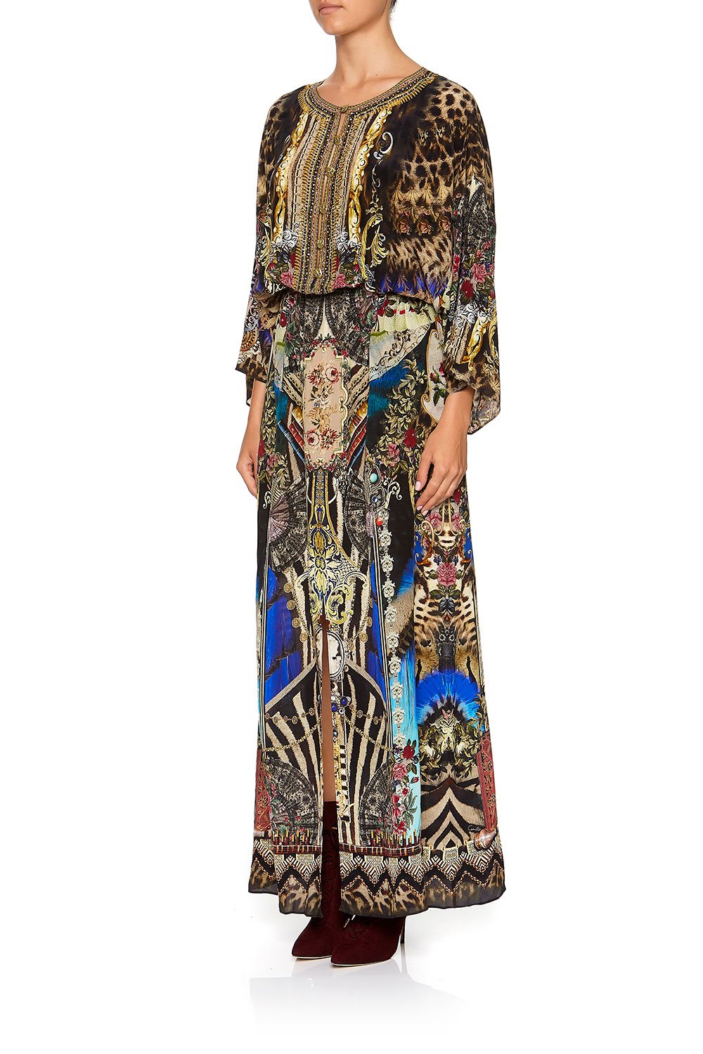 SPLIT POCKET DRESS STRONGER TOGETHER