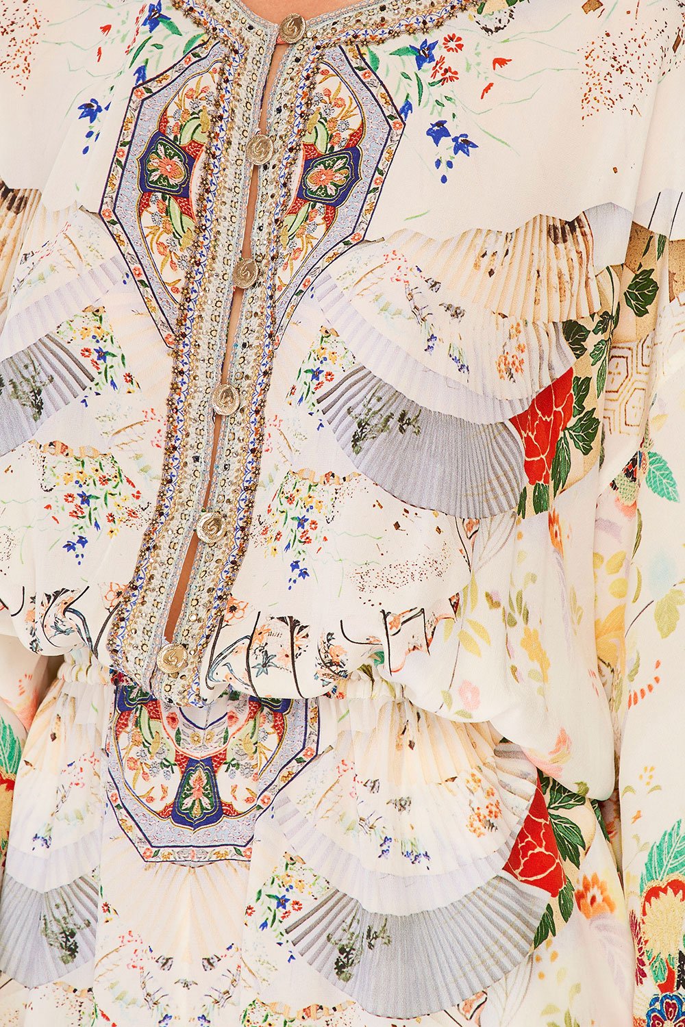 CAMILLA TIME AFTER TIME SPLIT POCKET DRESS