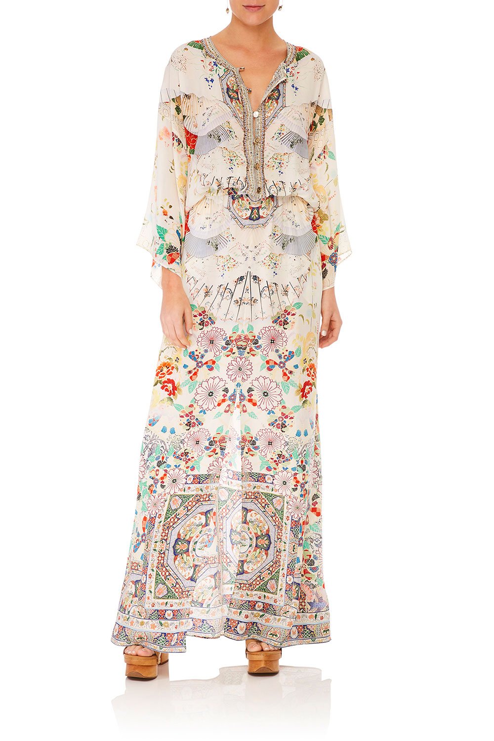 CAMILLA TIME AFTER TIME SPLIT POCKET DRESS