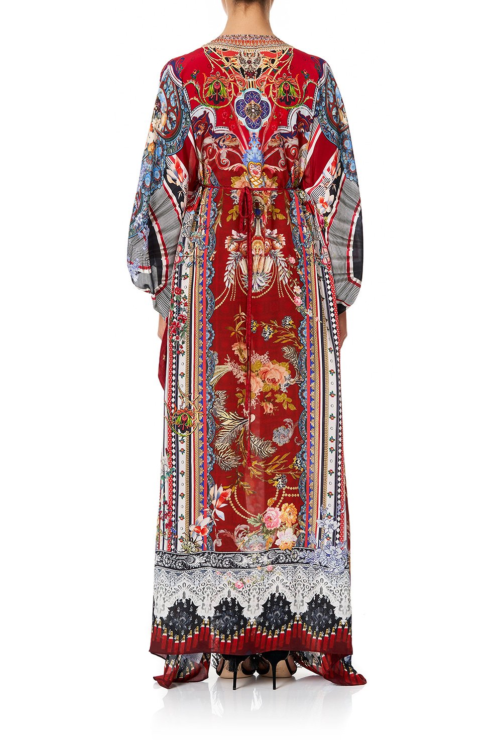 CAMILLA SPLIT SLEEVE KAFTAN W HARDWARE COSTUME PARTY