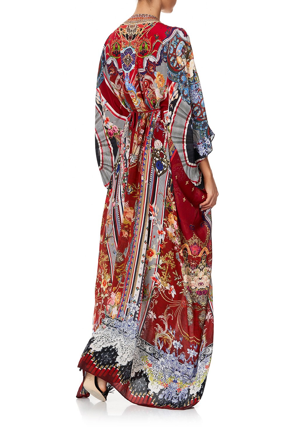 CAMILLA SPLIT SLEEVE KAFTAN W HARDWARE COSTUME PARTY