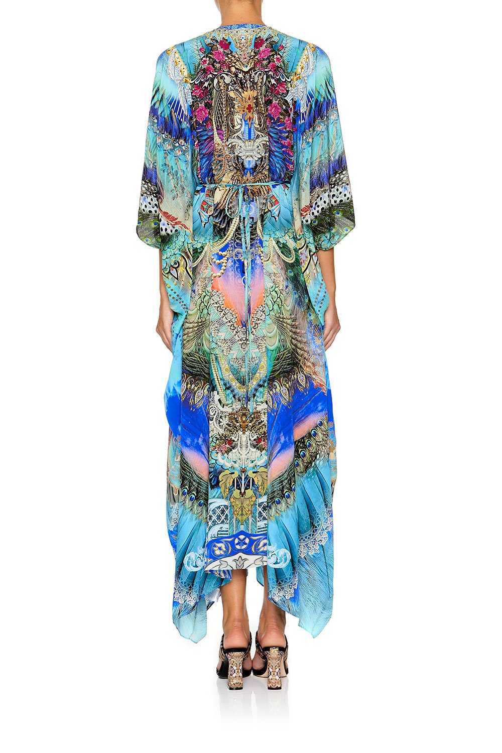 CAMILLA SPLIT SLEEVE KAFTAN WITH HARDWARE FREEDOM FLIGHT