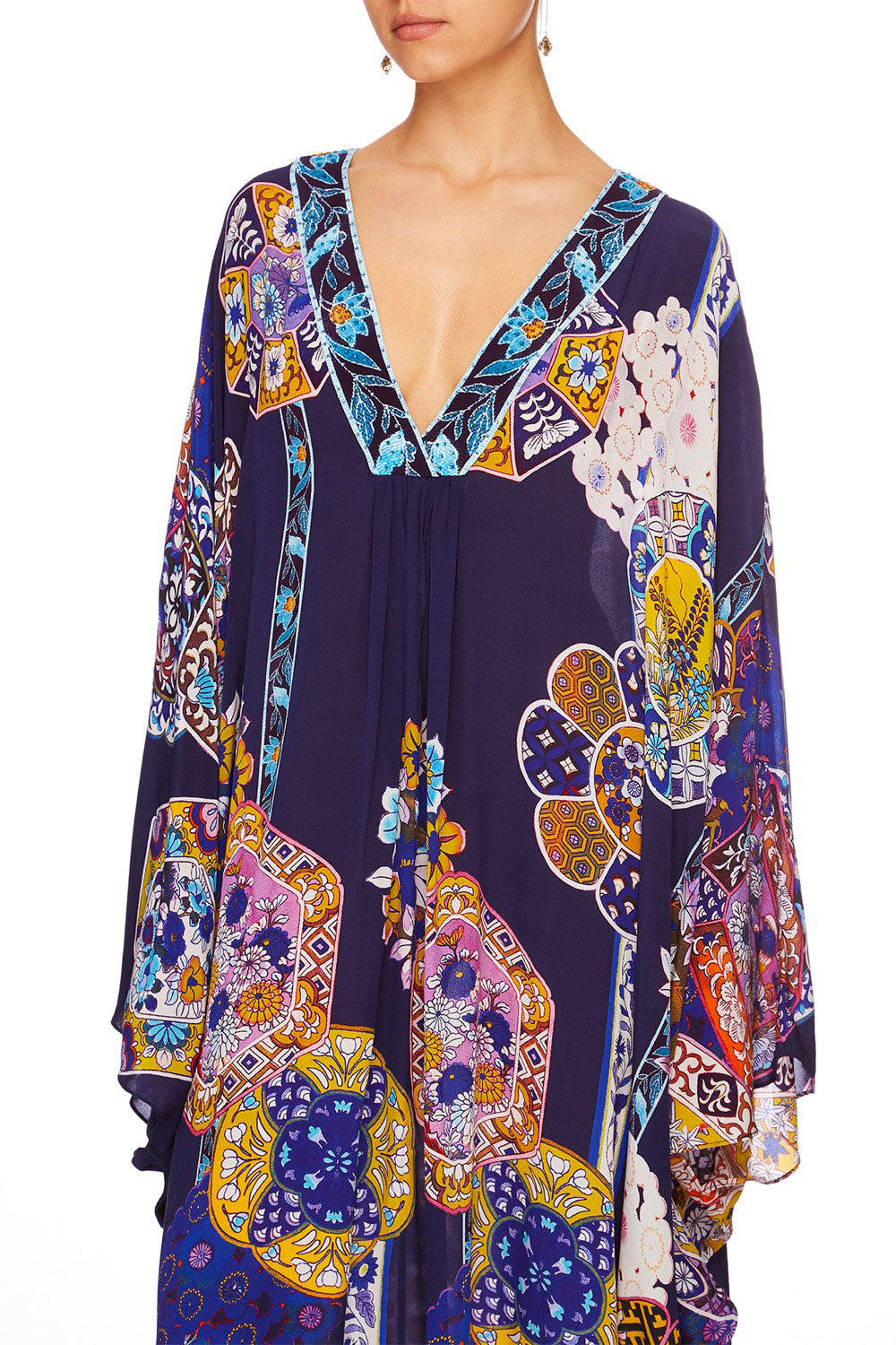 CAMILLA STAR GAZER BLOUSON SLEEVE KAFTAN